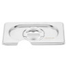 Κάλυμμα GN 1/9 Dynasteel από ανοξείδωτο χάλυβα για γαστρονομικά δοχεία.