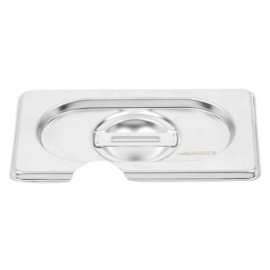 Κάλυμμα GN 1/9 Dynasteel από ανοξείδωτο χάλυβα για γαστρονομικά δοχεία.