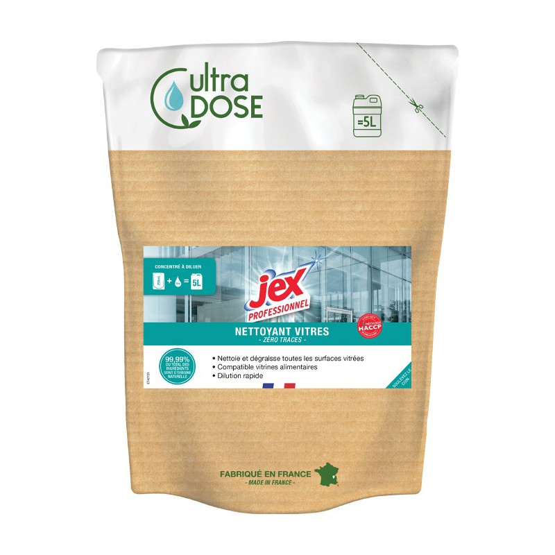Καθαριστικό Τζαμιών Ultra Dose 5 L της Jex - Οικολογικό και Αποδοτικό Καθαριστικό Τζαμιών Ultra Dose 5 L της Jex - Οικολογικό και Αποδοτικό