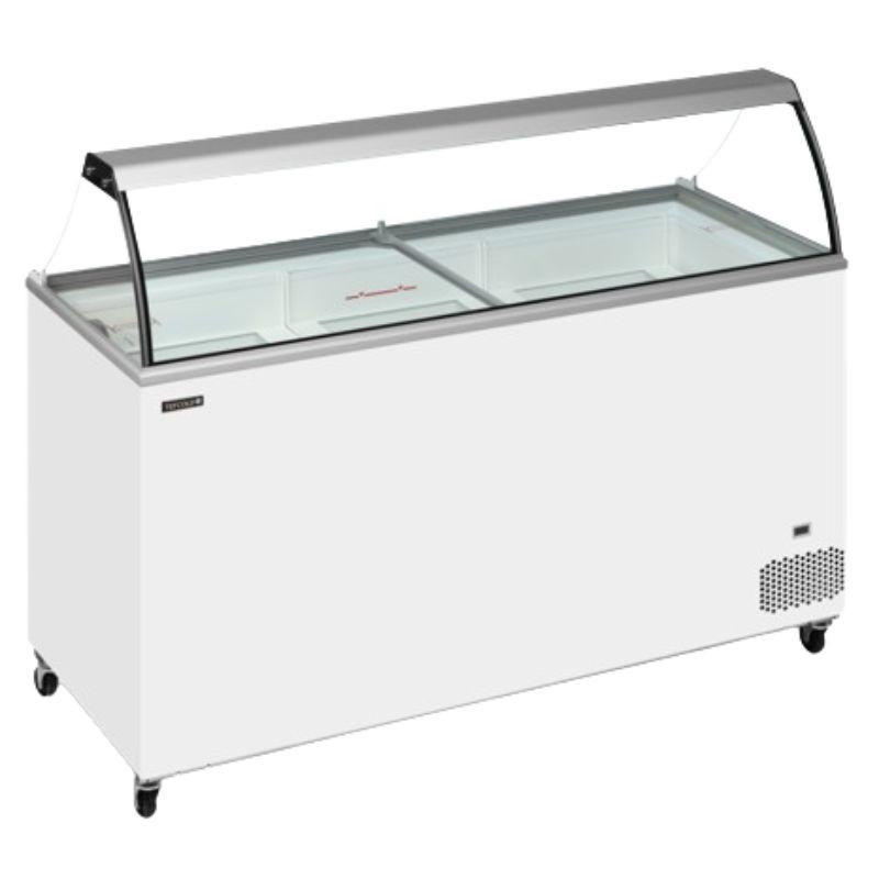 Καταψύκτης με Καμπύλο Γυαλί - 430 L TEFCOLD: Βέλτιστη αποθήκευση για παγωτά Καταψύκτης με Καμπύλο Γυαλί - 430 L TEFCOLD: Βέλτιστη αποθήκευση για παγωτά