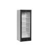 Ψυγείο Ντουλάπα TEFCOLD 1 Γυάλινη Πόρτα Λευκό - 260 L, Φωτισμός LED & Αναστρέψιμη Πόρτα