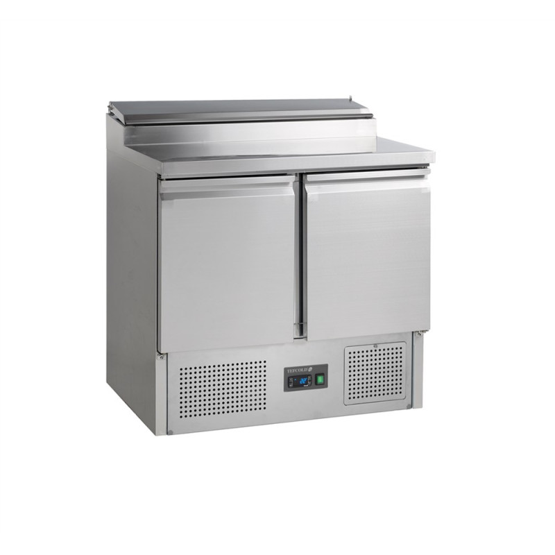 Saladette Ψυγείο GN 1/1 Inox - 2 Πόρτες - 201 L TEFCOLD Saladette Ψυγείο GN 1/1 Inox - 2 Πόρτες - 201 L TEFCOLD