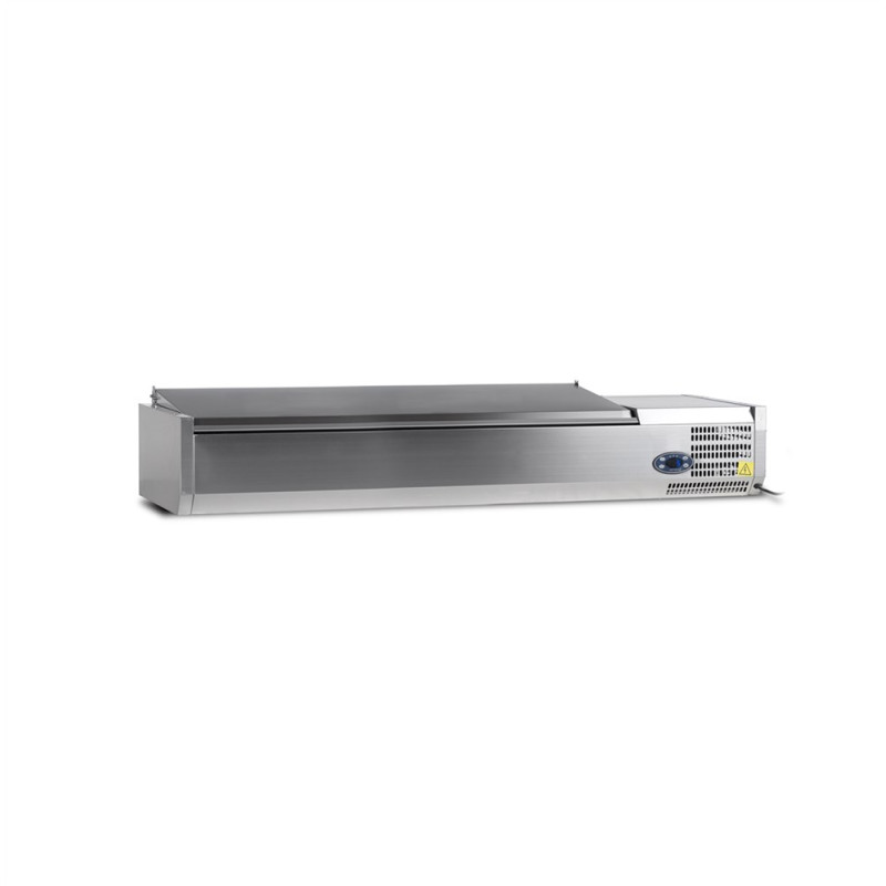 Saladette Inox Statique 7 GN 1/3 TEFCOLD - Επαγγελματική Ποιότητα Saladette Inox Statique 7 GN 1/3 TEFCOLD - Επαγγελματική Ποιότητα