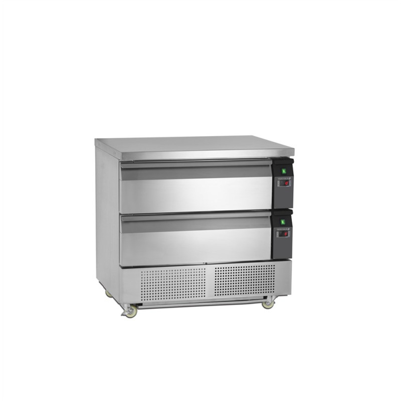 Θετική ψυγμένη τράπεζα TEFCOLD GN 2/1 - 102 L - 2 συρτάρια Θετική ψυγμένη τράπεζα TEFCOLD GN 2/1 - 102 L - 2 συρτάρια