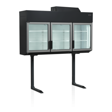 Black Wall Cabinet Freezer TEFCOLD - 628L | Supermarket Black Wall Cabinet Freezer TEFCOLD - 628L | Supermarket