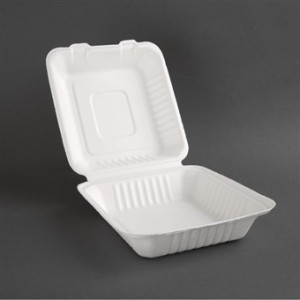 Αποικοδομήσιμες θήκες Bagasse 223mm - Πακέτο 200 τεμαχίων, οικολογικές