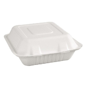 Αποικοδομήσιμες θήκες Bagasse 223mm - Πακέτο 200 τεμαχίων, οικολογικές
