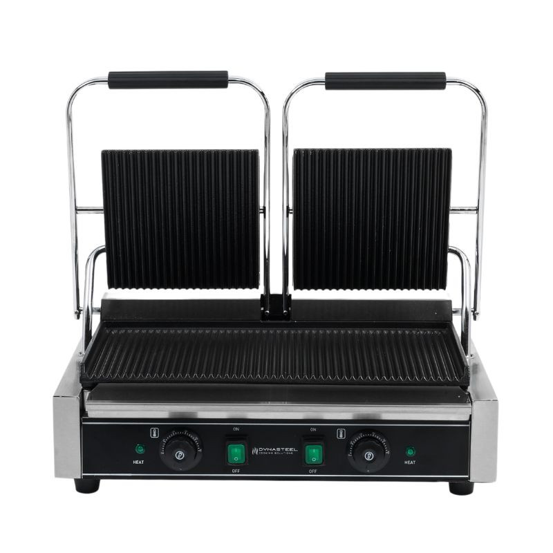 Grill Panini Double - Πλάκες με Αυλακώσεις - Dynasteel Grill Panini Double - Πλάκες με Αυλακώσεις - Dynasteel
