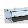 Ψυγείο Σαλατών με Γυάλινη Προθήκη - 9 x GN 1/3 - Dynasteel