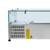 Ψυγείο Σαλατών με Γυάλινη Προθήκη - 9 x GN 1/3 - Dynasteel