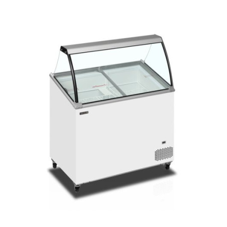 Vitrine à Crème Glacée TEFCOLD - 264 L: Congélateur Décoratif pour Glaces Vitrine à Crème Glacée TEFCOLD - 264 L: Congélateur Décoratif pour Glaces