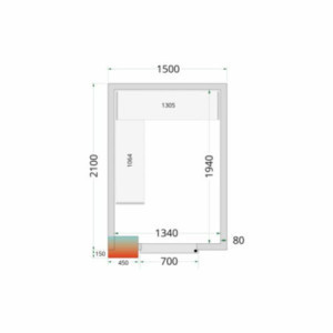 Πάνελ Ψυκτικού Θαλάμου TEFCOLD 1500x2100 mm - Βέλτιστη μόνωση για αποτελεσματική συντήρηση