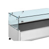Saladette Réfrigérée Vitrée GN 1/3 και 1/2 - Dynasteel Αποτελεσματική
