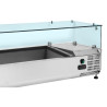 Saladette Réfrigérée Vitrée GN 1/3 και 1/2 - Dynasteel Αποτελεσματική
