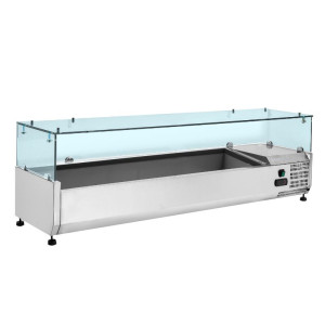 Saladette Réfrigérée Vitrée GN 1/3 και 1/2 - Dynasteel Αποτελεσματική