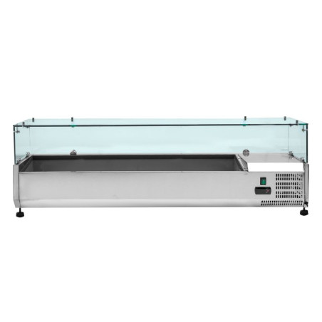 Saladette Réfrigérée Vitrée GN 1/3 και 1/2 - Dynasteel Αποτελεσματική