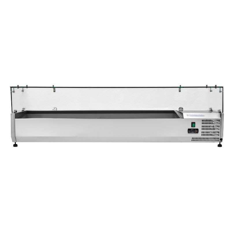 Ψυγείο Σαλατών με Γυάλινη Προθήκη - 7 x GN 1/3 - Dynasteel Ψυγείο Σαλατών με Γυάλινη Προθήκη - 7 x GN 1/3 - Dynasteel