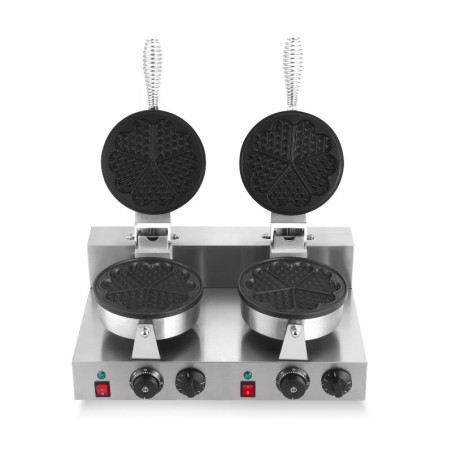Gaufrier Électrique Double - Coeur - Dynasteel Gaufrier Électrique Double - Coeur - Dynasteel