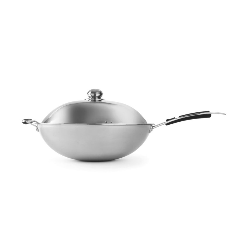 Σκεύος Wok από ανοξείδωτο ατσάλι - HENDI Σκεύος Wok από ανοξείδωτο ατσάλι - HENDI