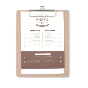 Προστατευτικό Μενού Clipboard - 185 x 245 χιλ.