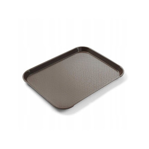 Ορθογώνιο πιατάκι Fast Food - Μικρό μέγεθος 265 x 345 χιλιοστά - Καφέ