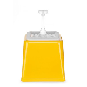 Διανομέας Σάλτσας με Αντλία - Κίτρινο - 2,5 L - Hendi