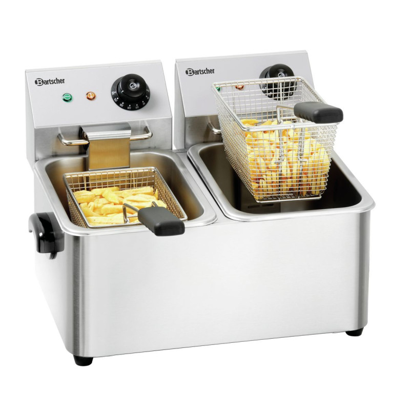 Ηλεκτρική επαγγελματική τηγανιέρα SNACK II 2x4 L Ηλεκτρική επαγγελματική τηγανιέρα SNACK II 2x4 L