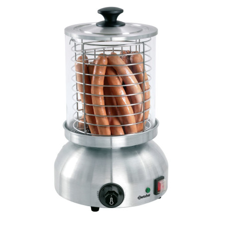 Hot Dog Warmer with Round Base Hot Dog Warmer with Round Base