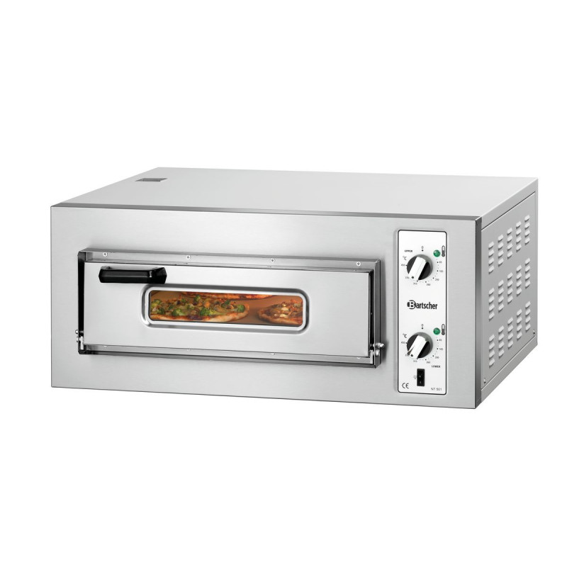 Four à pizza NT 501 Bartscher : Cuisson simultanée de 4 pizzas jusqu'à 450 °C Four à pizza NT 501 Bartscher : Cuisson simultanée de 4 pizzas jusqu'à 450 °C
