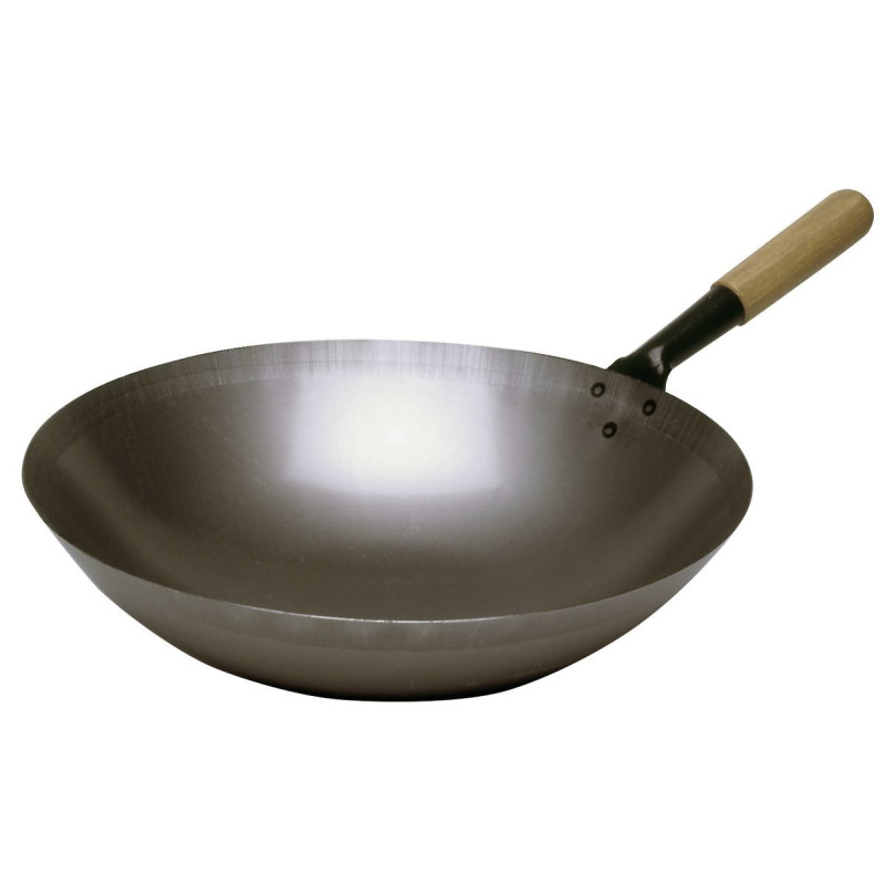 Επαγγελματικό και πολυλειτουργικό τηγάνι Wok από ατσάλι Bartscher 360mm Επαγγελματικό και πολυλειτουργικό τηγάνι Wok από ατσάλι Bartscher 360mm