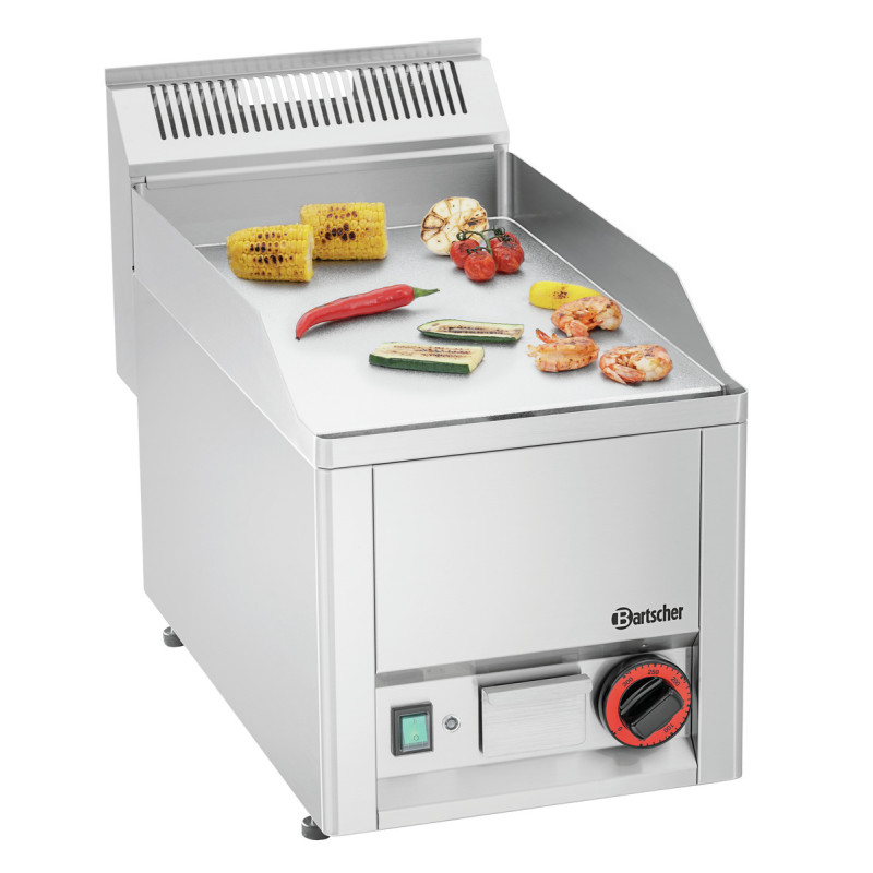 Πλάκα GPL 320E-G Bartscher: Λεία χρωμιωμένη πλάκα και ισχύς 3000W Πλάκα GPL 320E-G Bartscher: Λεία χρωμιωμένη πλάκα και ισχύς 3000W
