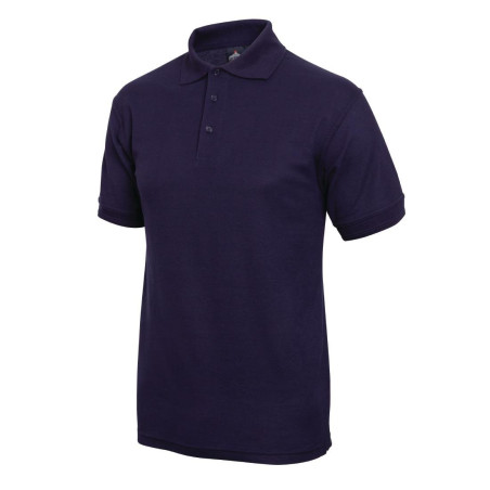 Unisex Navy Blue Polo Shirt - Size S - FourniResto - Fourniresto Unisex Navy Blue Polo Shirt - Size S - FourniResto - Fourniresto