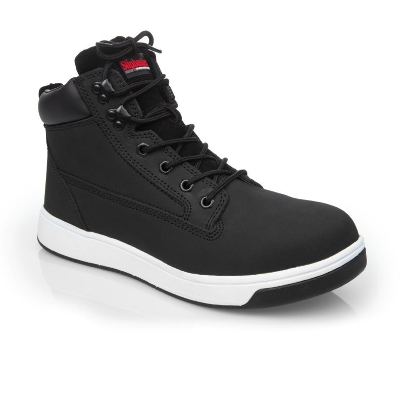 High Leather Safety Shoes - Size 43 - Slipbuster Footwear - Fourniresto High Leather Safety Shoes - Size 43 - Slipbuster Footwear - Fourniresto