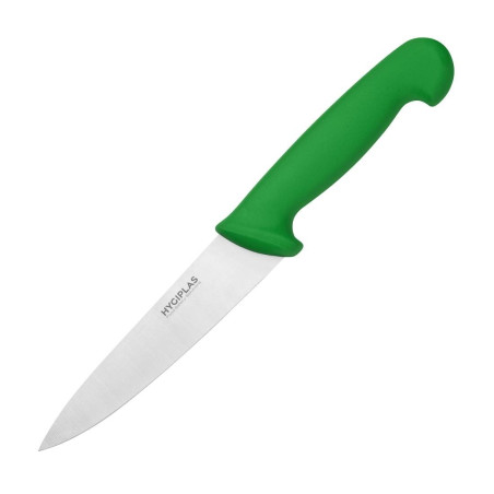 Πράσινο μαχαίρι μαγειρικής λάμα 16 εκ. - Hygiplas - Fourniresto
