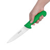 Πράσινο μαχαίρι μαγειρικής λάμα 16 εκ. - Hygiplas - Fourniresto
