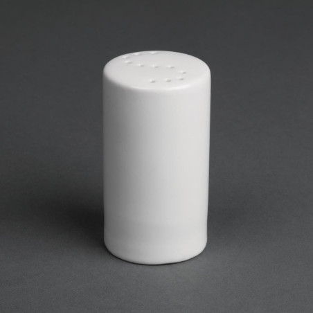 White Salt Shaker 80 Mm - Set of 12 - Olympia - Fourniresto White Salt Shaker 80 Mm - Set of 12 - Olympia - Fourniresto