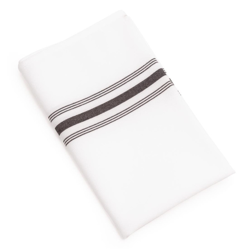 Τραπεζομάντηλο Bistro με Μαύρες Ρίγες 560 x 460 χιλιοστά - Πακέτο 10 τεμαχίων - FourniResto - Fourniresto Τραπεζομάντηλο Bistro με Μαύρες Ρίγες 560 x 460 χιλιοστά - Πακέτο 10 τεμαχίων - FourniResto - Fourniresto