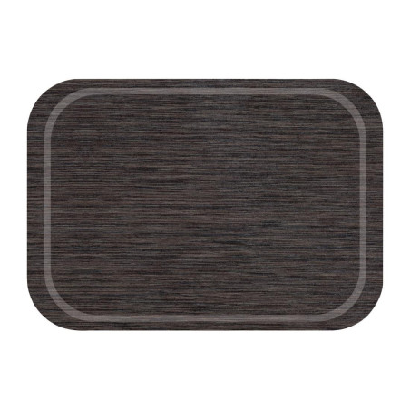 Plateau de Service Antidérapant Wengé en Mélamine 375 x 265 mm - Roltex - Fourniresto Plateau de Service Antidérapant Wengé en Mélamine 375 x 265 mm - Roltex - Fourniresto