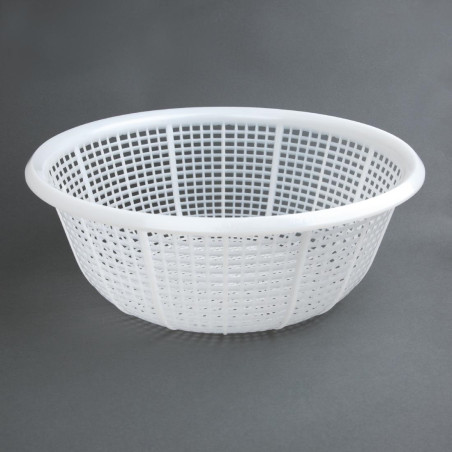 Rectangular White Strainer 357 x 270mm - Vogue - Fourniresto Rectangular White Strainer 357 x 270mm - Vogue - Fourniresto