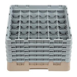 Θήκη για ποτήρια 36 θέσεων Camrack Μπεζ - Π 500 x Β 500mm - Cambro