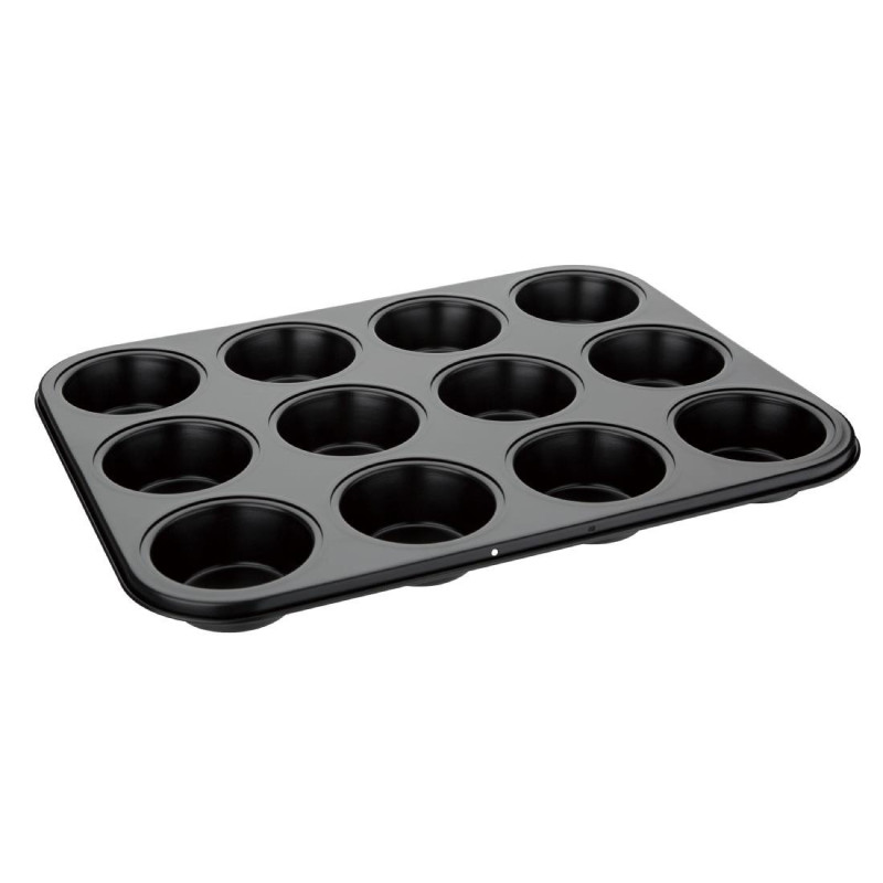 Αντικολλητική πλάκα με 12 κοχύλια για muffins - Vogue Αντικολλητική πλάκα με 12 κοχύλια για muffins - Vogue