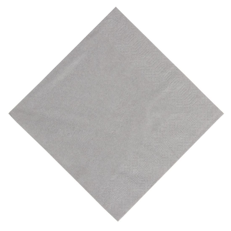 Compostable gray granite 3-ply snack napkins - 30x30 - Pack of 1000 - FourniResto - Fourniresto Compostable gray granite 3-ply snack napkins - 30x30 - Pack of 1000 - FourniResto - Fourniresto