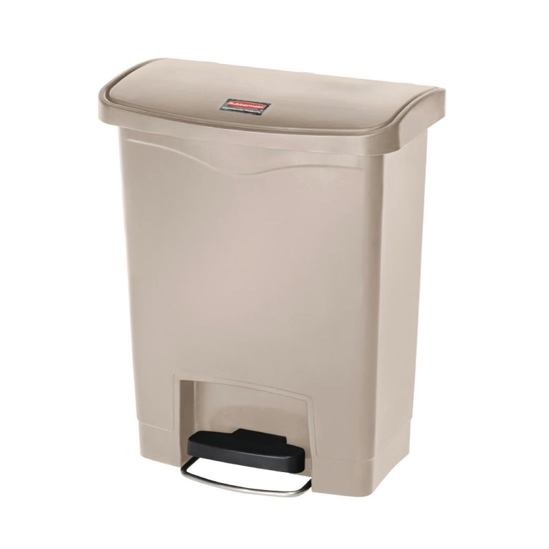Κάδος με πεντάλ Slim Jim Beige - 30L - Rubbermaid Κάδος με πεντάλ Slim Jim Beige - 30L - Rubbermaid
