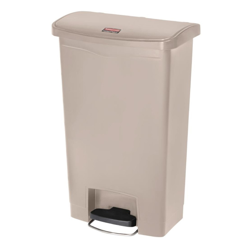Κάδος με πεντάλ Slim Jim Beige - 50L - Rubbermaid Κάδος με πεντάλ Slim Jim Beige - 50L - Rubbermaid