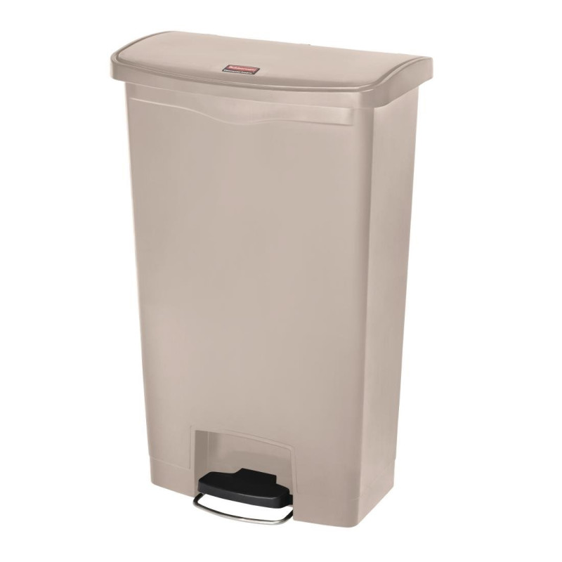 Κάδος με πεντάλ Slim Jim Beige- 68L - Rubbermaid Κάδος με πεντάλ Slim Jim Beige- 68L - Rubbermaid