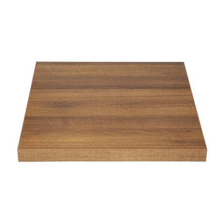 Plateau De Table Carré Effet Bois Chêne Rustique - L 600mm - Bolero Plateau De Table Carré Effet Bois Chêne Rustique - L 600mm - Bolero