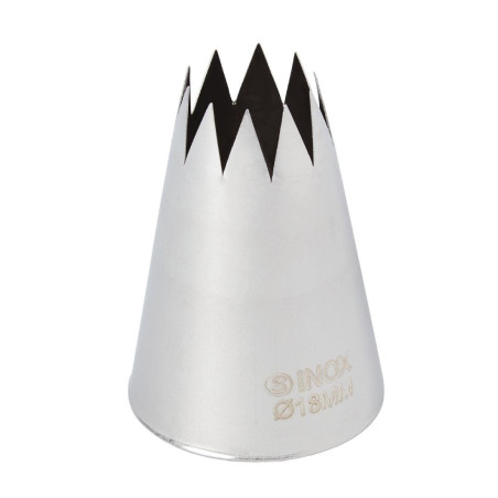 18mm fluted stainless steel socket - Schneider - Fourniresto 18mm fluted stainless steel socket - Schneider - Fourniresto