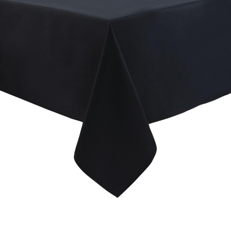 Μαύρο τραπεζομάντηλο 1350 x 1350mm - Βασικά Μιτρέ - Fourniresto Μαύρο τραπεζομάντηλο 1350 x 1350mm - Βασικά Μιτρέ - Fourniresto