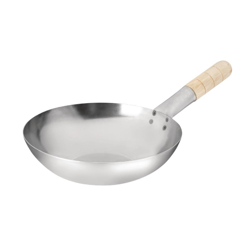 Τηγάνι Wok από μαλακό χάλυβα - 25,4 εκ. - Vogue - Fourniresto Τηγάνι Wok από μαλακό χάλυβα - 25,4 εκ. - Vogue - Fourniresto