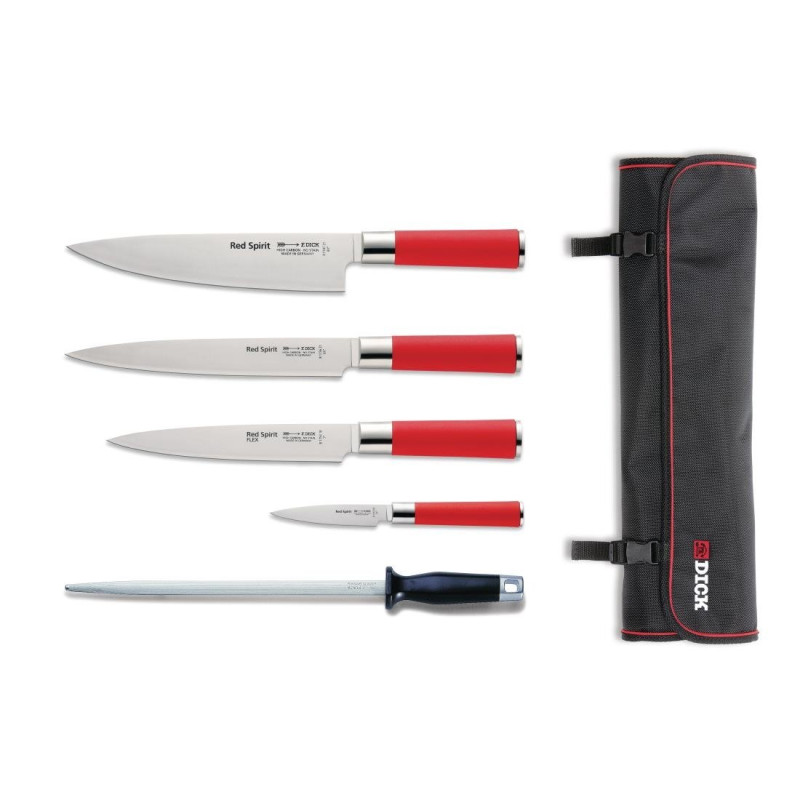 Σετ 5 μαχαιριών Red Spirit και θήκη - Dick Σετ 5 μαχαιριών Red Spirit και θήκη - Dick